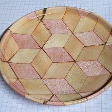 3D Cube effect platter